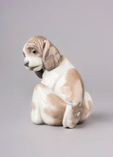Gentle Surprise Dog Figurine